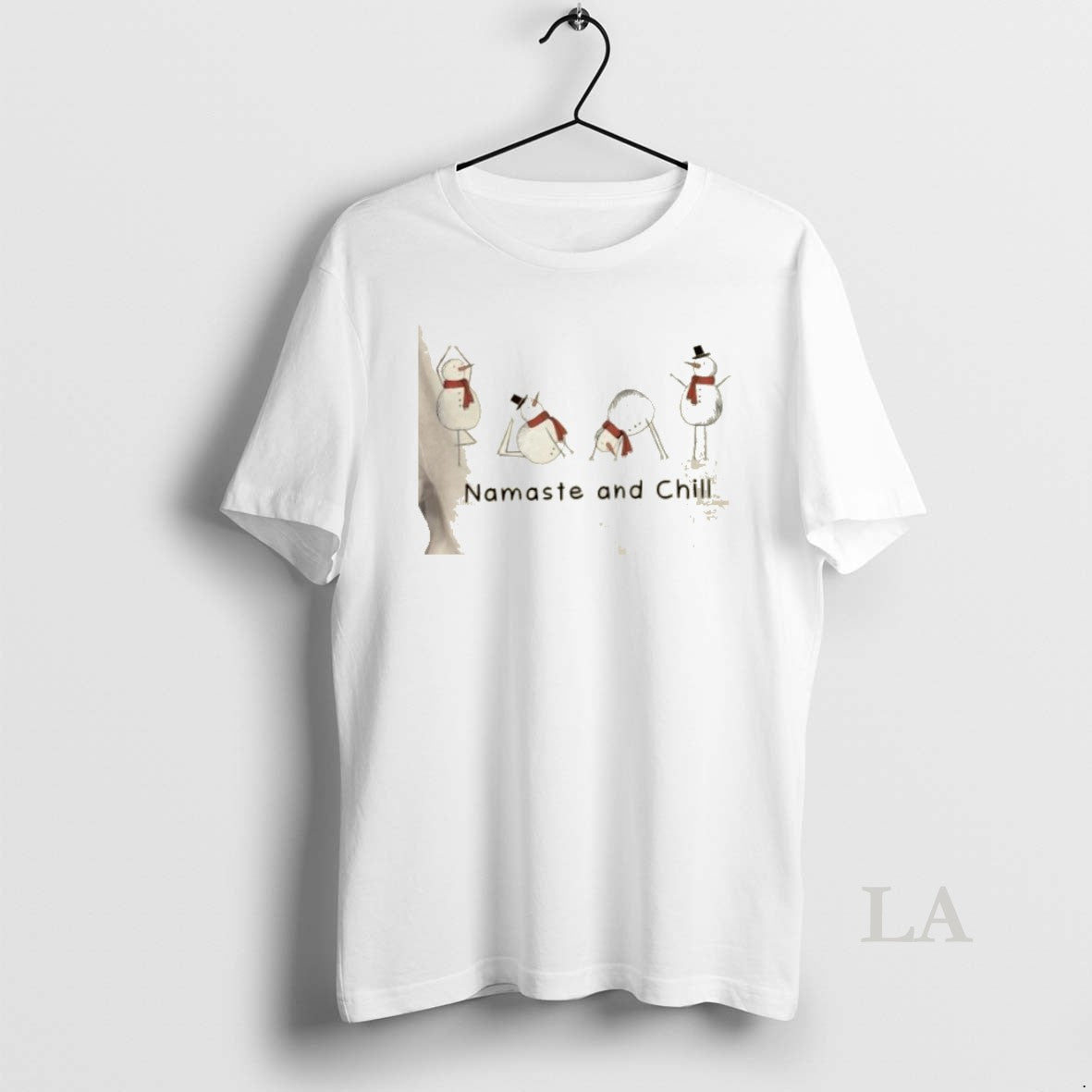 Original Snowman Namaste And Chill TShirt Classic Style