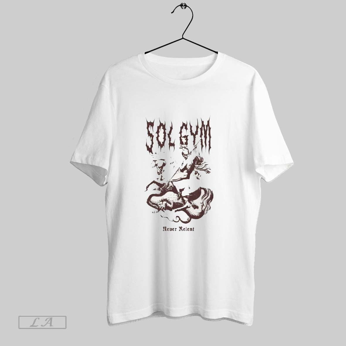 Original Sol Gym Never Relent Sweatshirt Retro Style