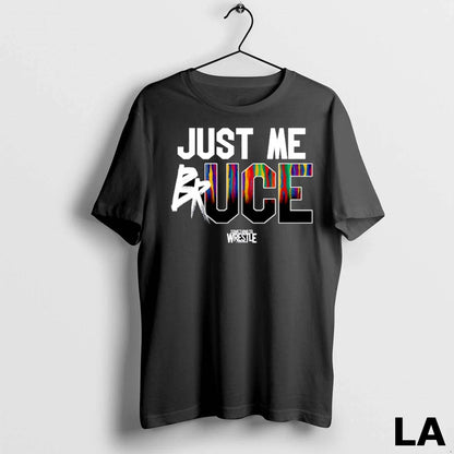 Original Something To Wrestle Just Me Bruce Ornaments Tee Vintage