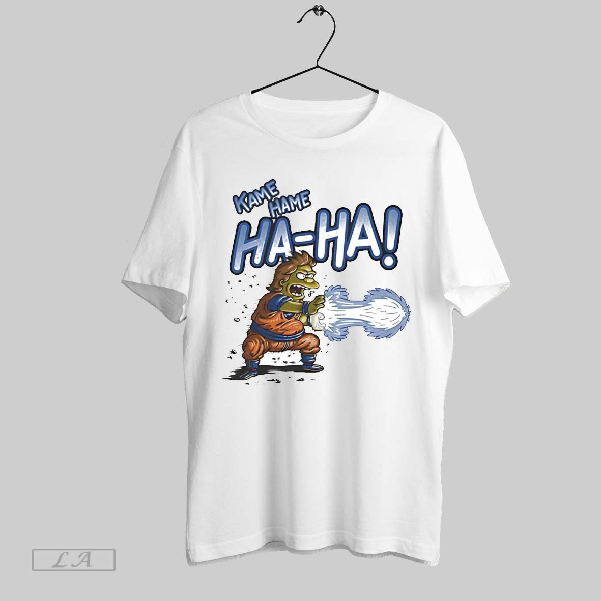 Original Son Goku Simpson Kame Hame Ha Ha Shirt Vintage Art