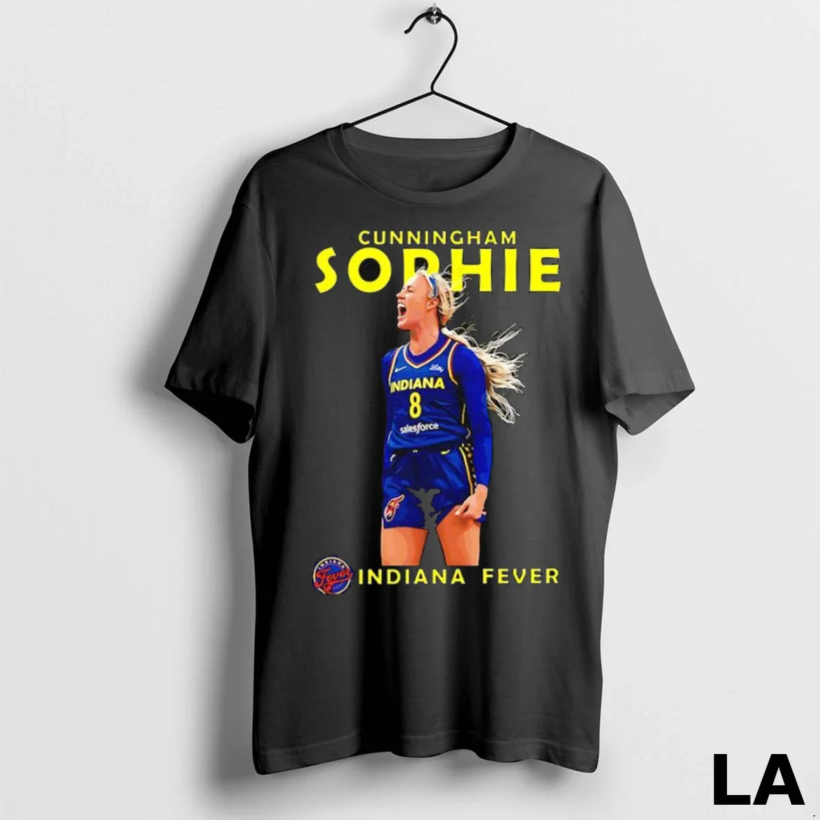 Original Sophie Cunningham Indiana Fever Wnba Player Ladies Long