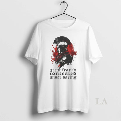 Original Sparta Great Fear Is Concealed Under Daring TShirt Stylish