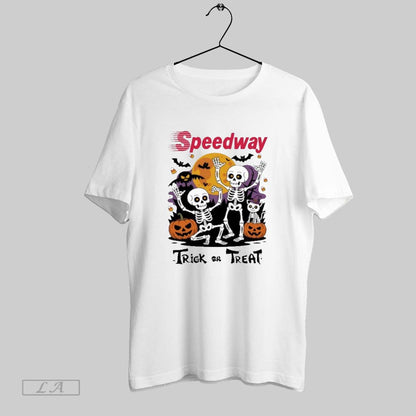 Original Speedway Logo X Spooky Halloween Trick Or Trea Tank Top