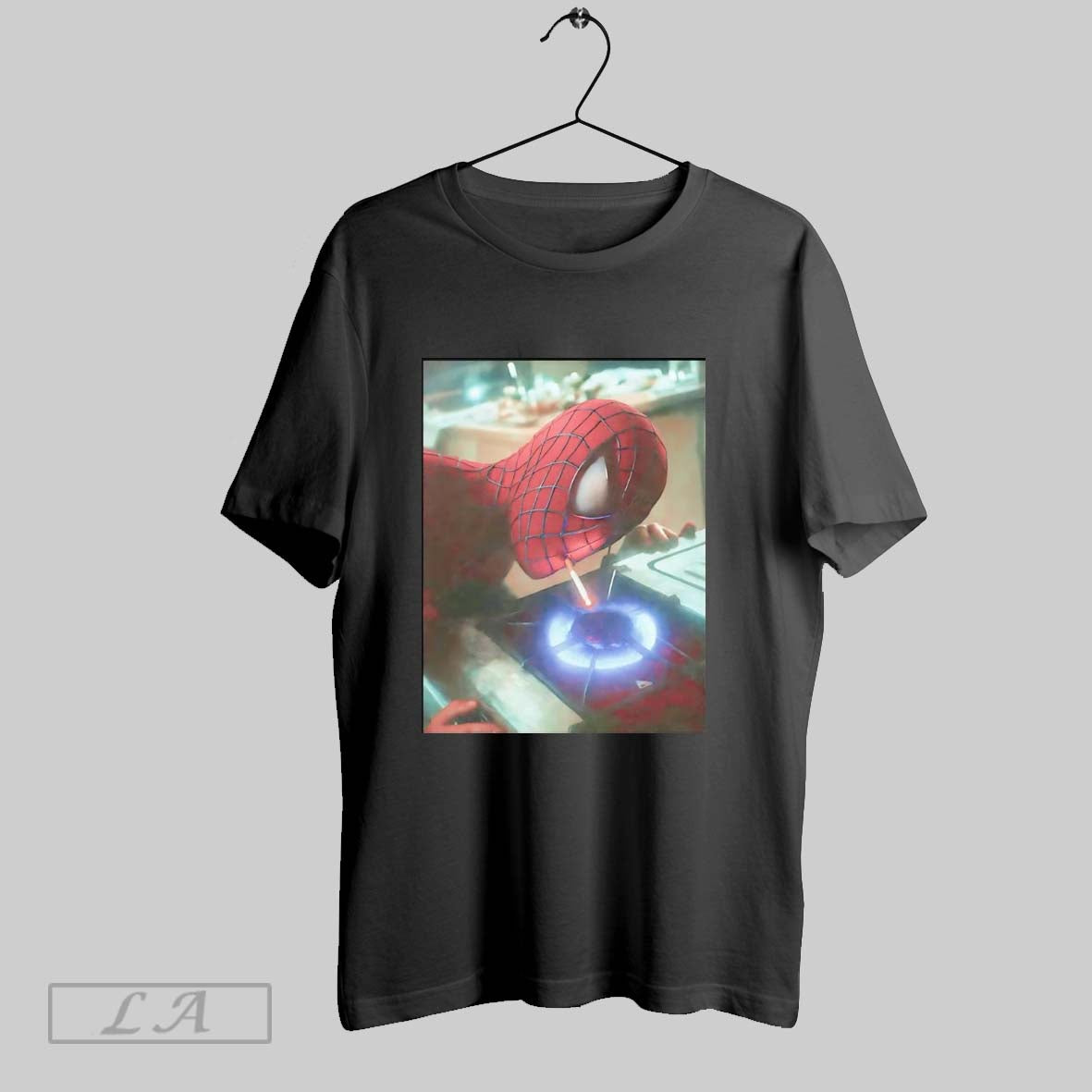 Original Spider Smoking Gas Stove TShirt Vintage Fashion