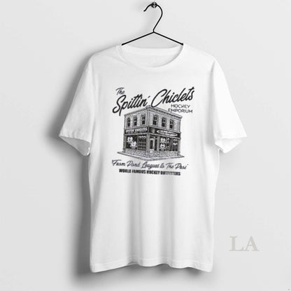Original Spittin Chiclets Hockey Emporium TShirt Exclusive Gift