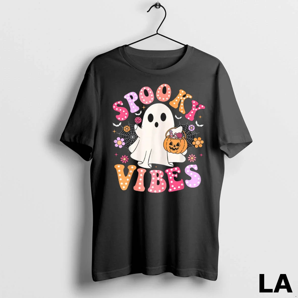 Original Spooky Vibes Ghost Groovy Halloween Shirt Exclusive Look