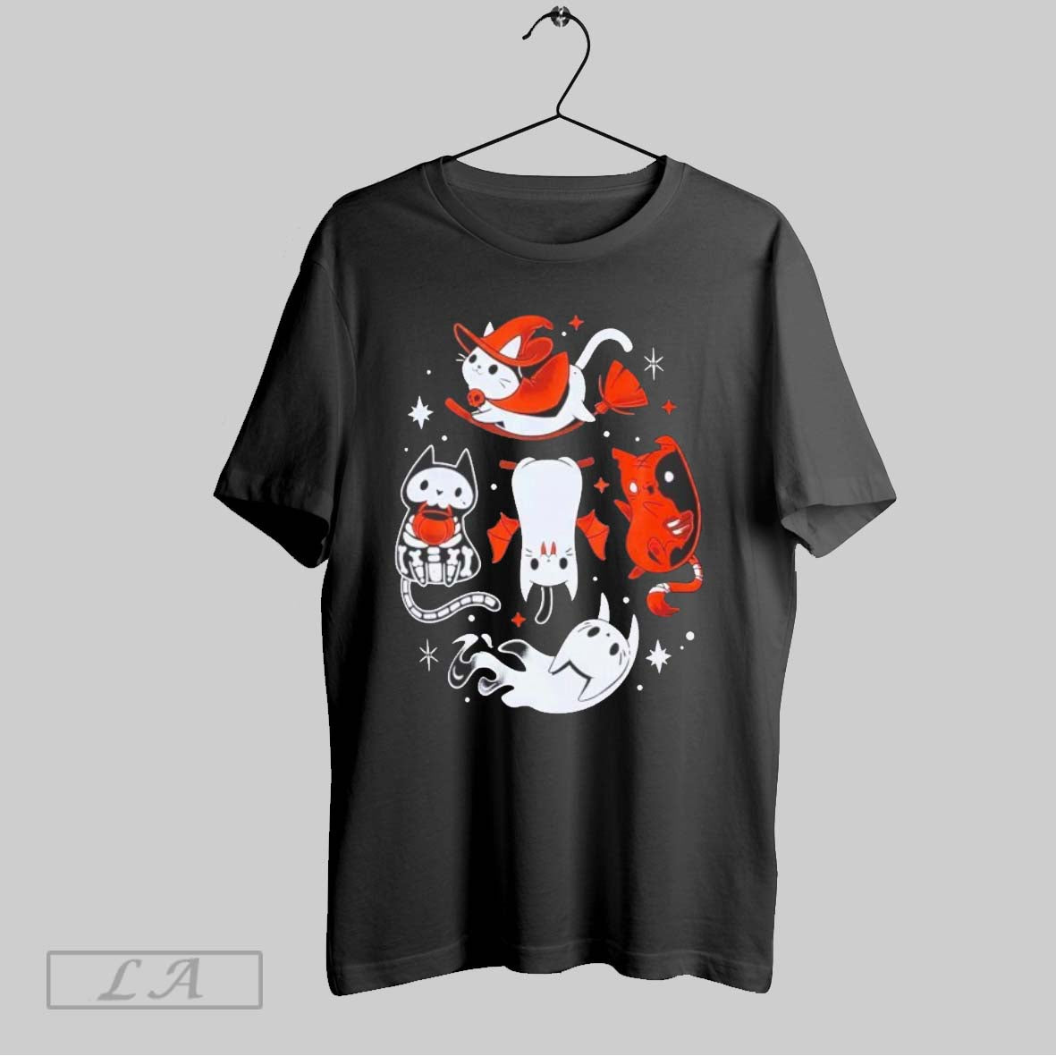 Original Spooky Kitty Halloween Sweatshirt Premium Merch