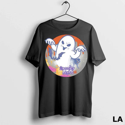 Original Spooky Night Ghost Halloween Shirt Designer Outfit