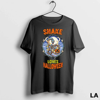 Original Spooky Snake Loves Halloween Ornaments Long Sleeve Classic