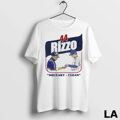 Original Squeaky Clean Anthony Rizzo 44 Chicago Cubs Baseball Shirt