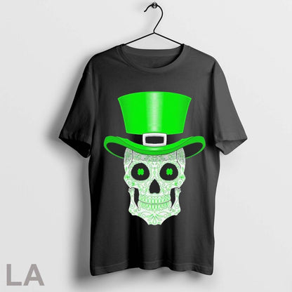 Original St Patricks Day Sugar Skull Leprechaun 2025 Tank Top Classic