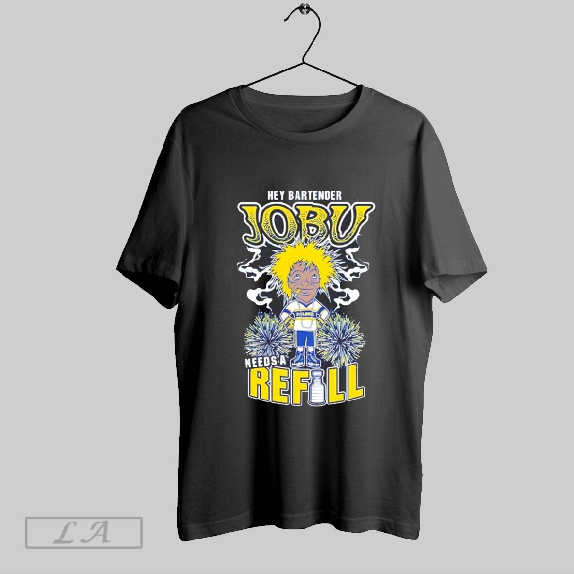 Original St Louis Blues Hey Bartender Jobu Needs Refill Tank Top