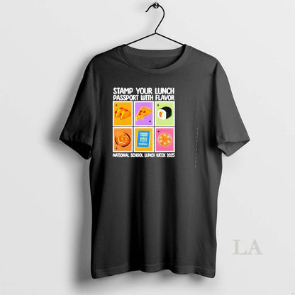 Original Stamp Your Lunch Passport Flavor National School Lunch Week