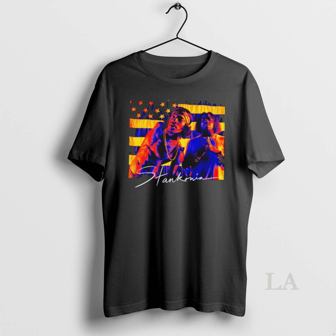 Original Stankonia Color Photo Usa Flag Hoodie Trendy Apparel