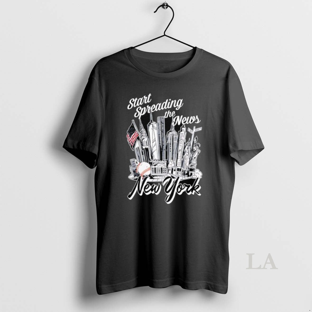 Original Start Spreading News New York City X New York Yankees Tee