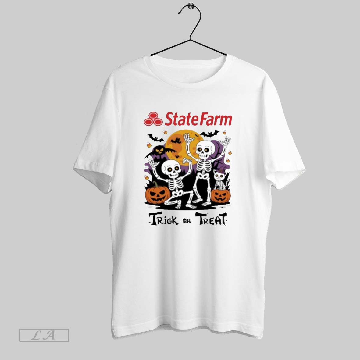 Original State Farm Logo X Spooky Halloween Trick Or Trea Tank Top