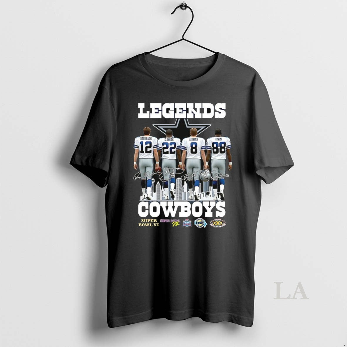 Original Staubach Smith Aikman Irvin Dallas Cowboys Legends