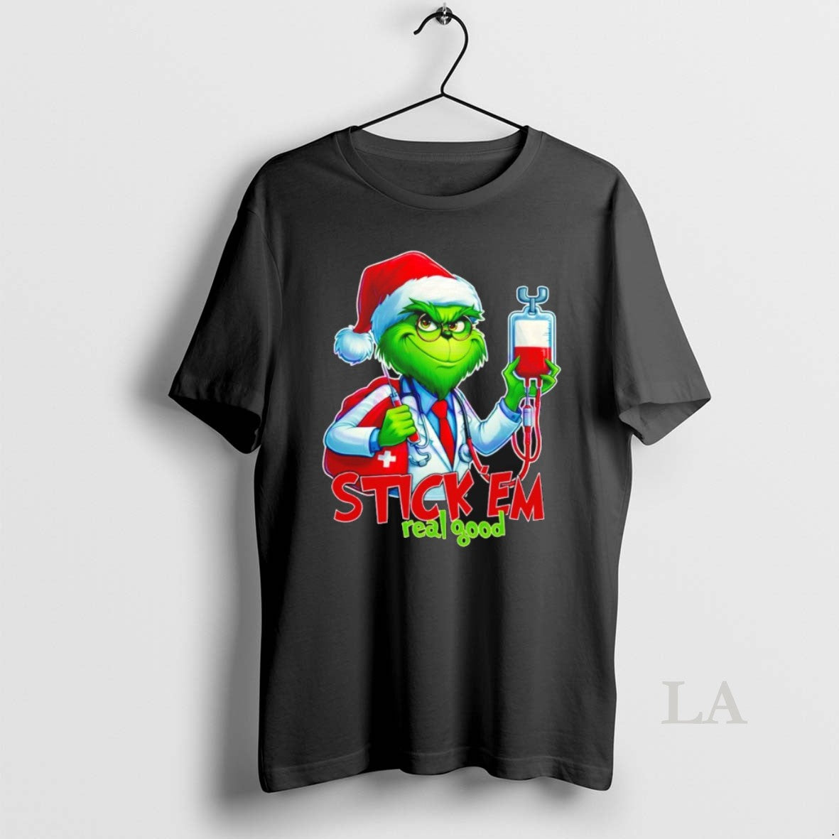 Original Stick Em Real Good Grinch Doctor Tank Top Premium Look