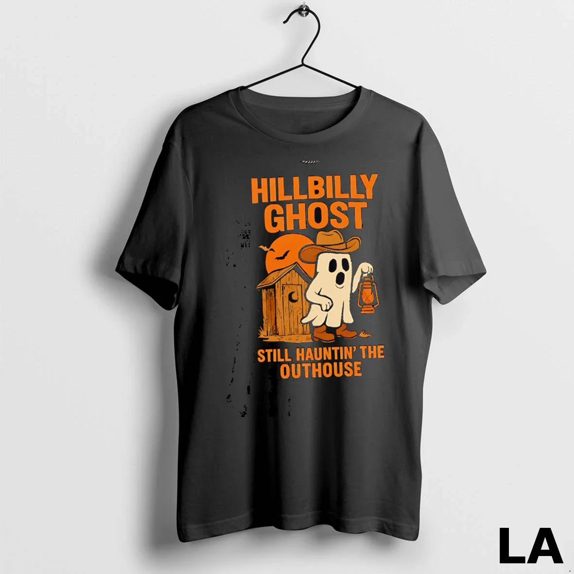 Original Still Haunting Outhouse Hillbilly Ghost Halloween Shirt