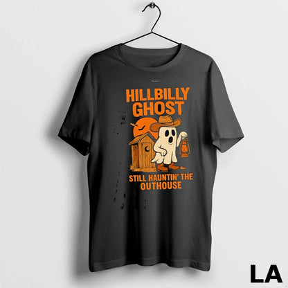Original Still Haunting Outhouse Hillbilly Ghost Halloween Shirt
