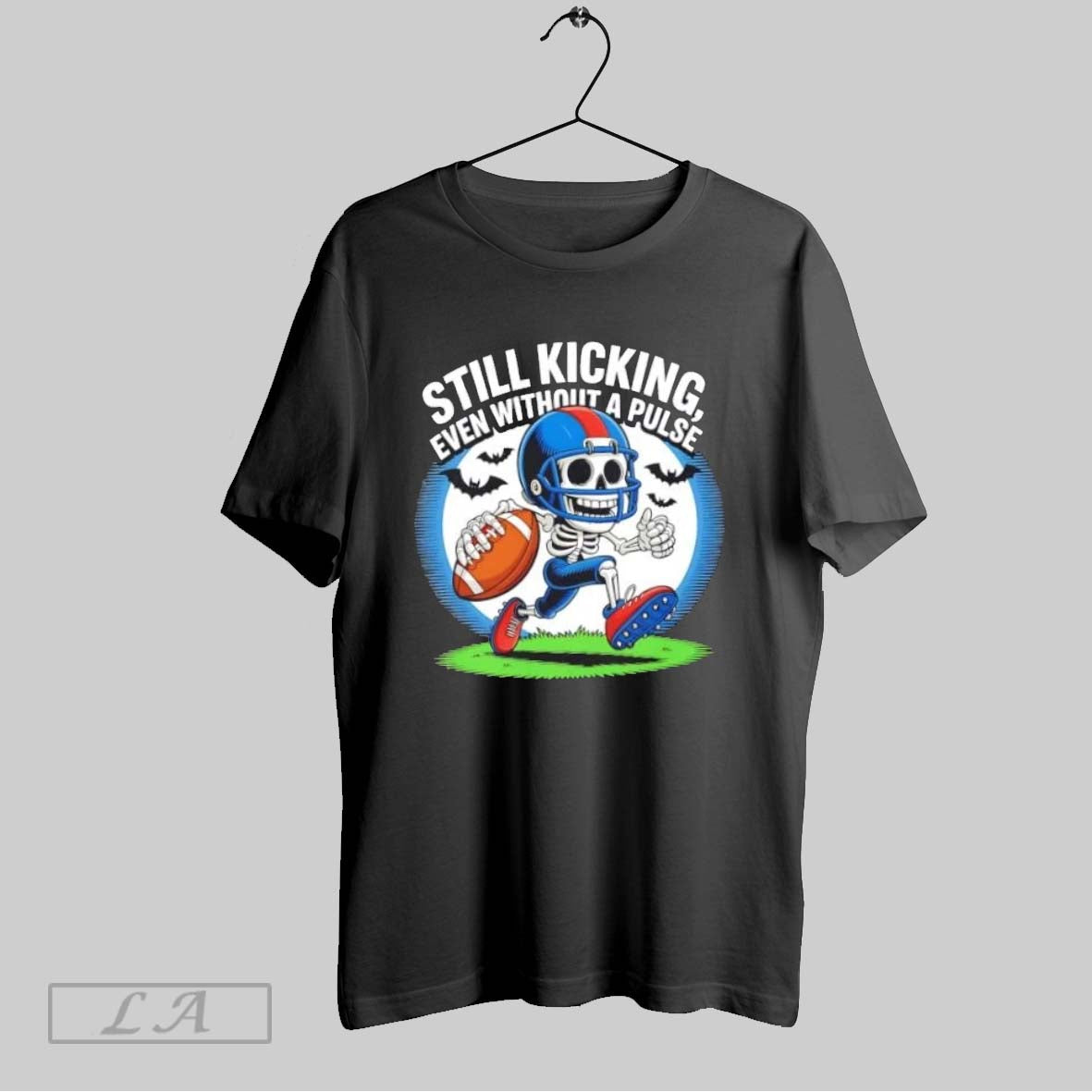 Original Still Kicking Even Without Pulse Skeleton Football Tank Top