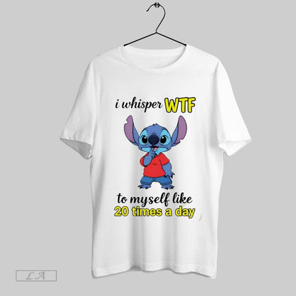 Original Stitch I Whisper Wtf To Myself Like 20 Times Day Tank Top