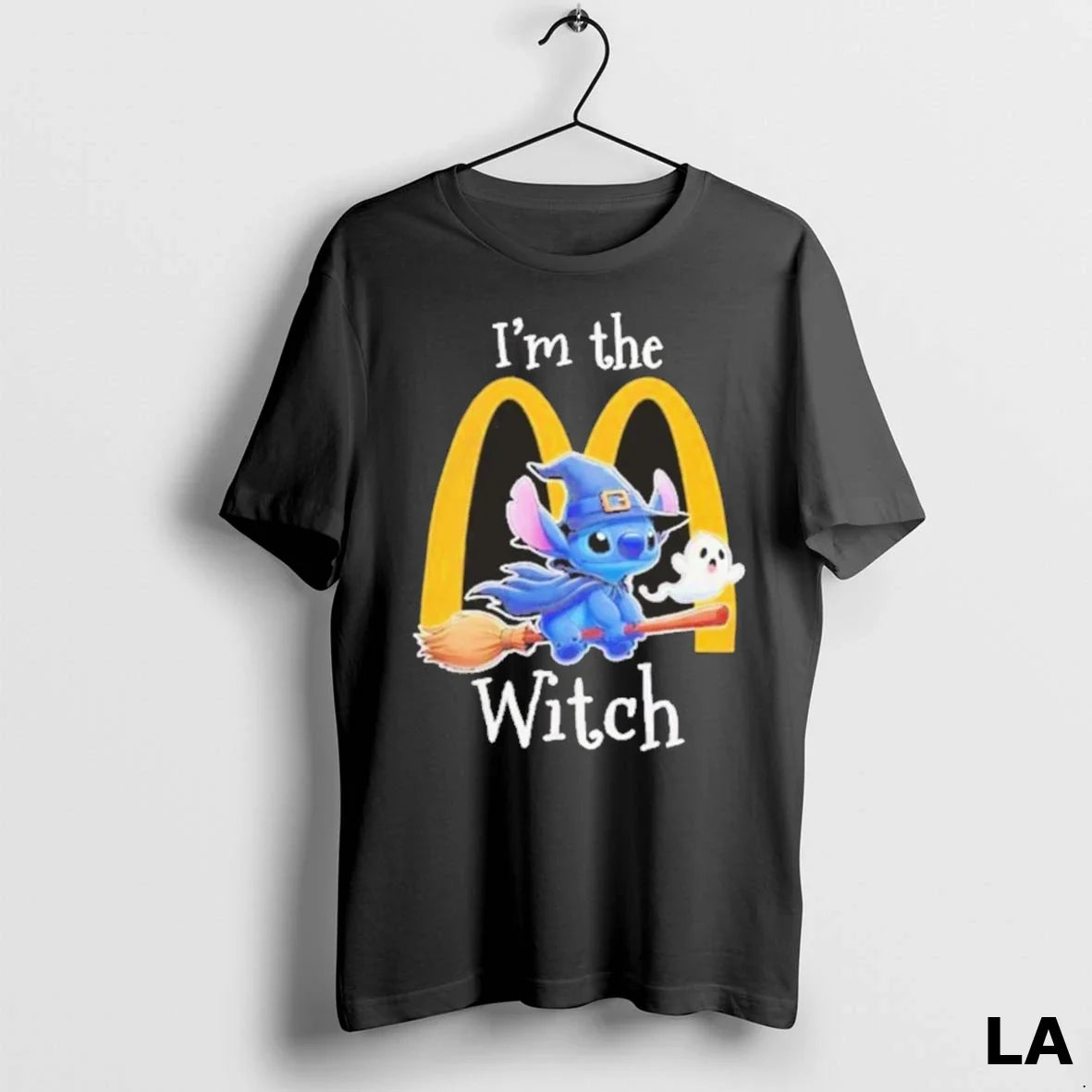 Original Stitch Im Mcdonalds Witch Halloween Hoodie Unique Merch
