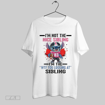 Original Stitch Im Not Nice Sibling Im Wtf You Looking Sibling Hoodie