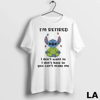 Original Stitch Yoga Im Retired I Dont Want To I Dont Have To You