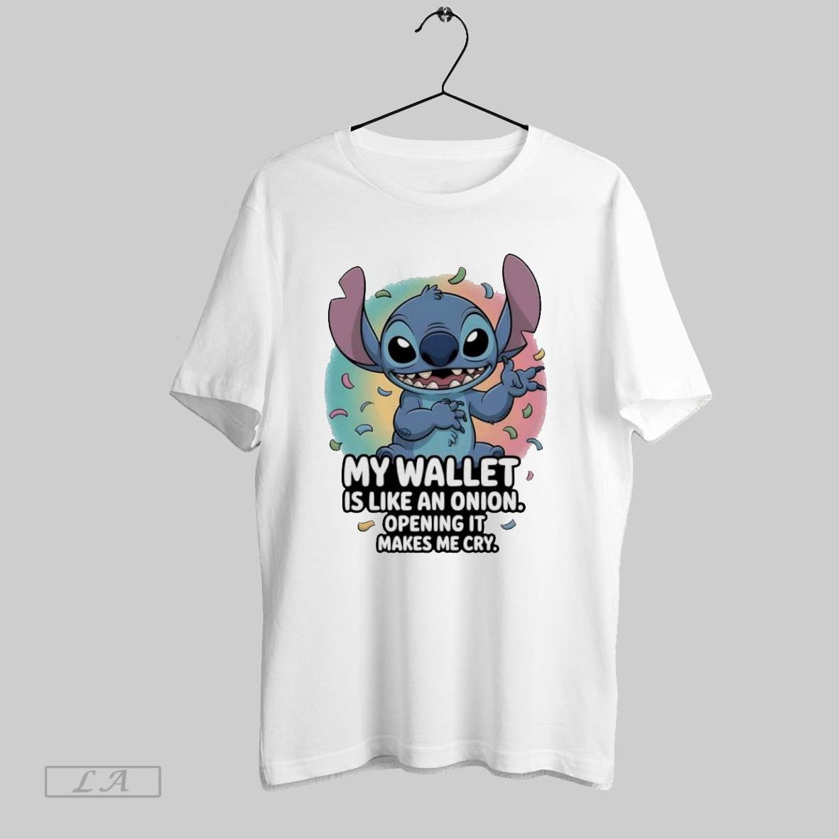 Original Stitch My Wallet Is Like Onion Opening It Makes Me Cry Tank