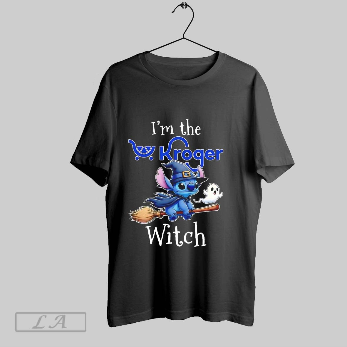 Original Stitch Riding Broomstick Im Kroger Witch Halloween Tank Top