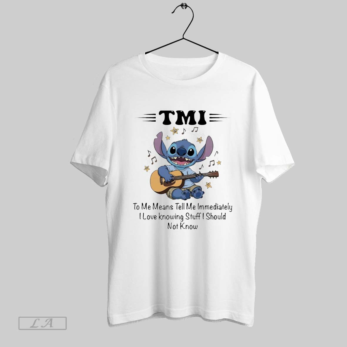 Original Stitch Tmi To Me Means Tell Me Immediately I Love Knowing