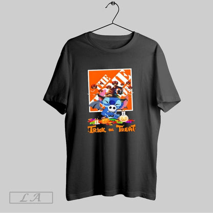 Original Stitch X Home Depot Trick Or Treat Halloween TShirt Unique