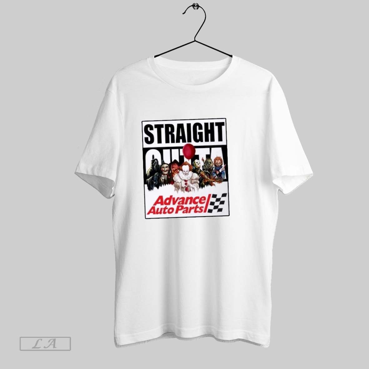 Original Straight Outta Advance Auto Parts Horror Movies Halloween
