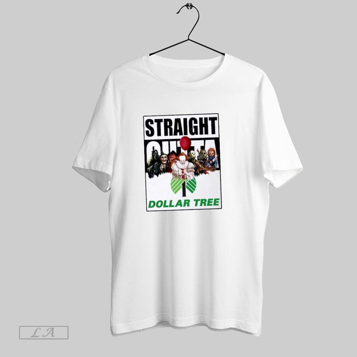 Original Straight Outta Dollar Tree Horror Movies Halloween Tank Top