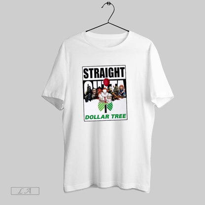 Original Straight Outta Dollar Tree Horror Movies Halloween Tank Top