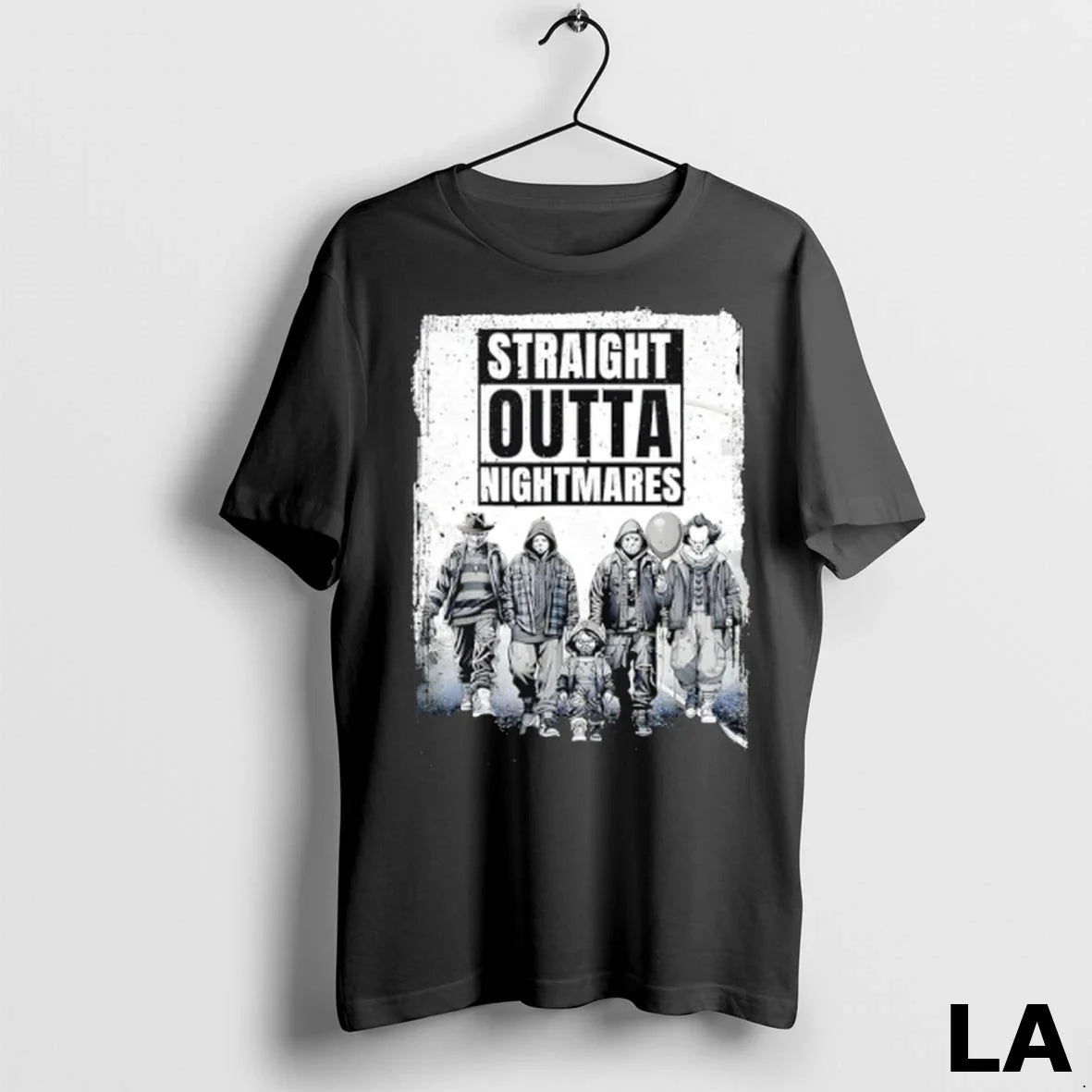 Original Straight Outta Nightmares Horror Halloween Hoodie Classic