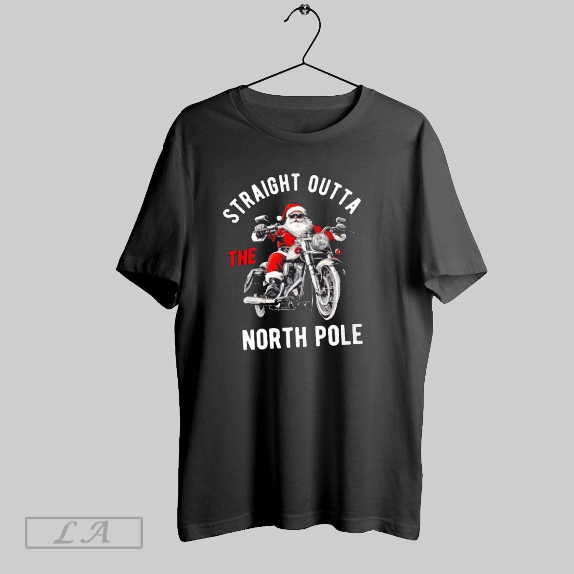 Original Straight Outta North Pole Santa Tank Top Trendy Look