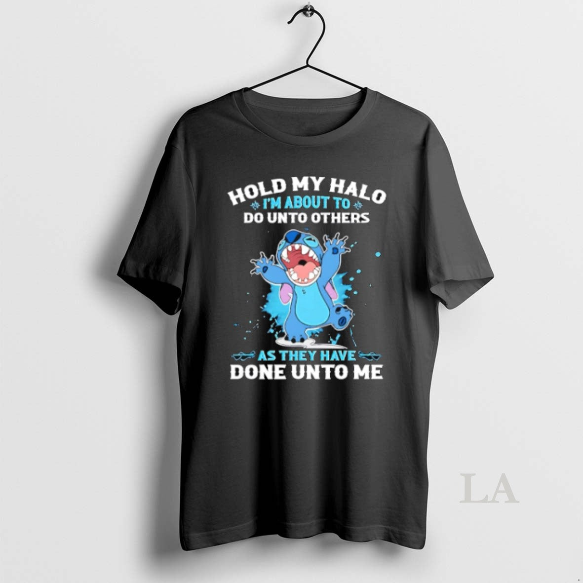 Original Sttich Hold My Halo Im About To Do Unto Others As They Have