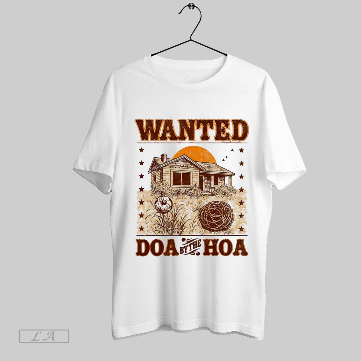 Original Suburban Outlaw Wanted Doa Hoa Tee Elegant Collection