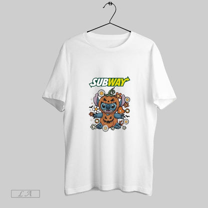 Original Subway Stitch Halloween Pumpkin Long Sleeve Classic Look