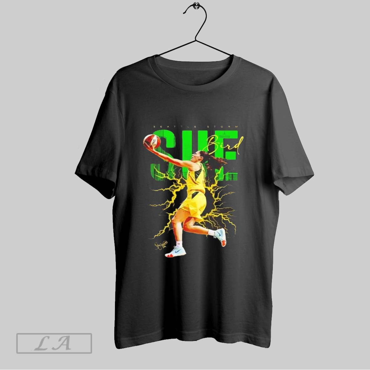 Original Sue Bird Jump Shot Seattle Storm Electric Ladies Shirt