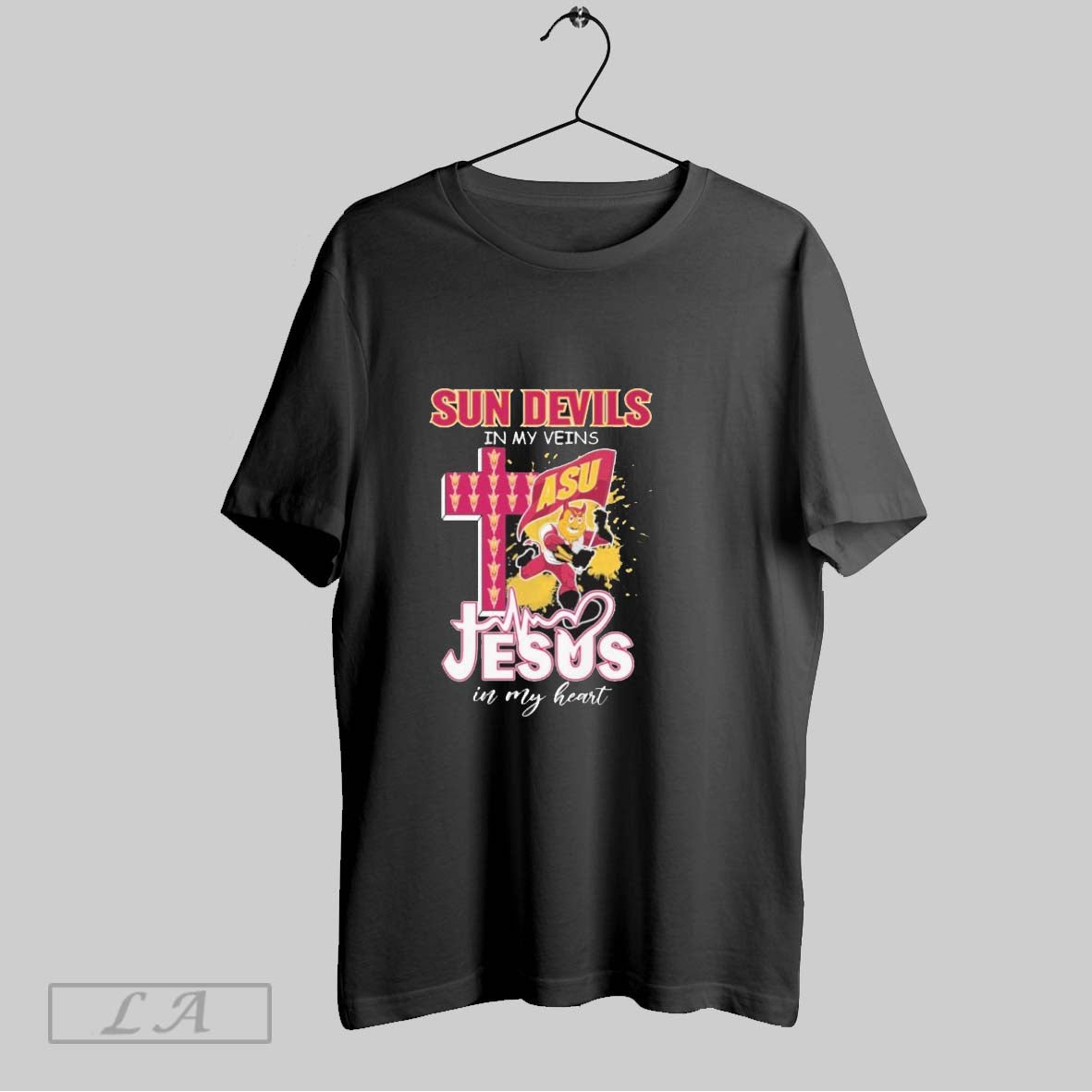 Original Sun Devils My Veins Jesus My Heart Sweatshirt Retro Apparel