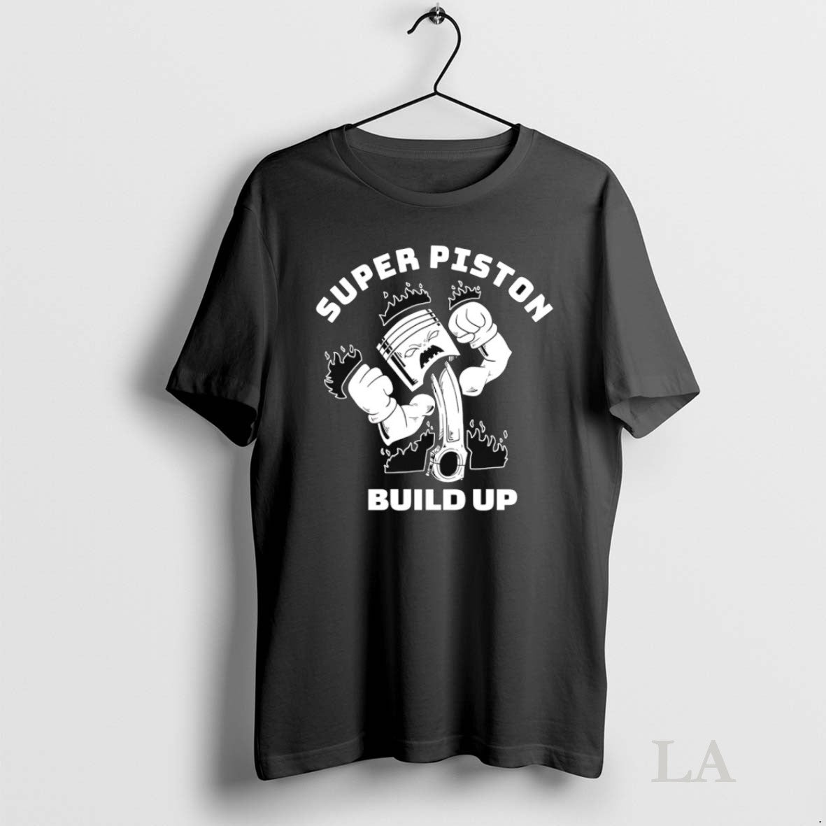 Original Super Piston Build Up TShirt Modern Art