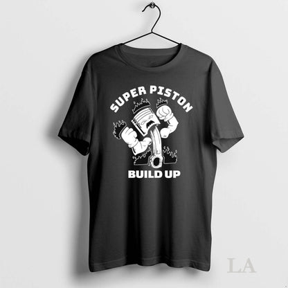 Original Super Piston Build Up TShirt Modern Art