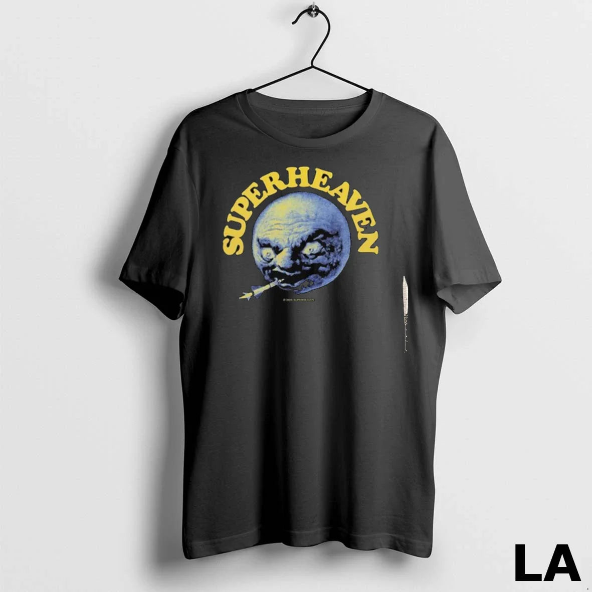 Original Superheaven Mr Moon Rocket Long Sleve Shirt Retro Merch