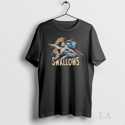 Original Swallows Tachycineta Bicolor Shirt Modern Art