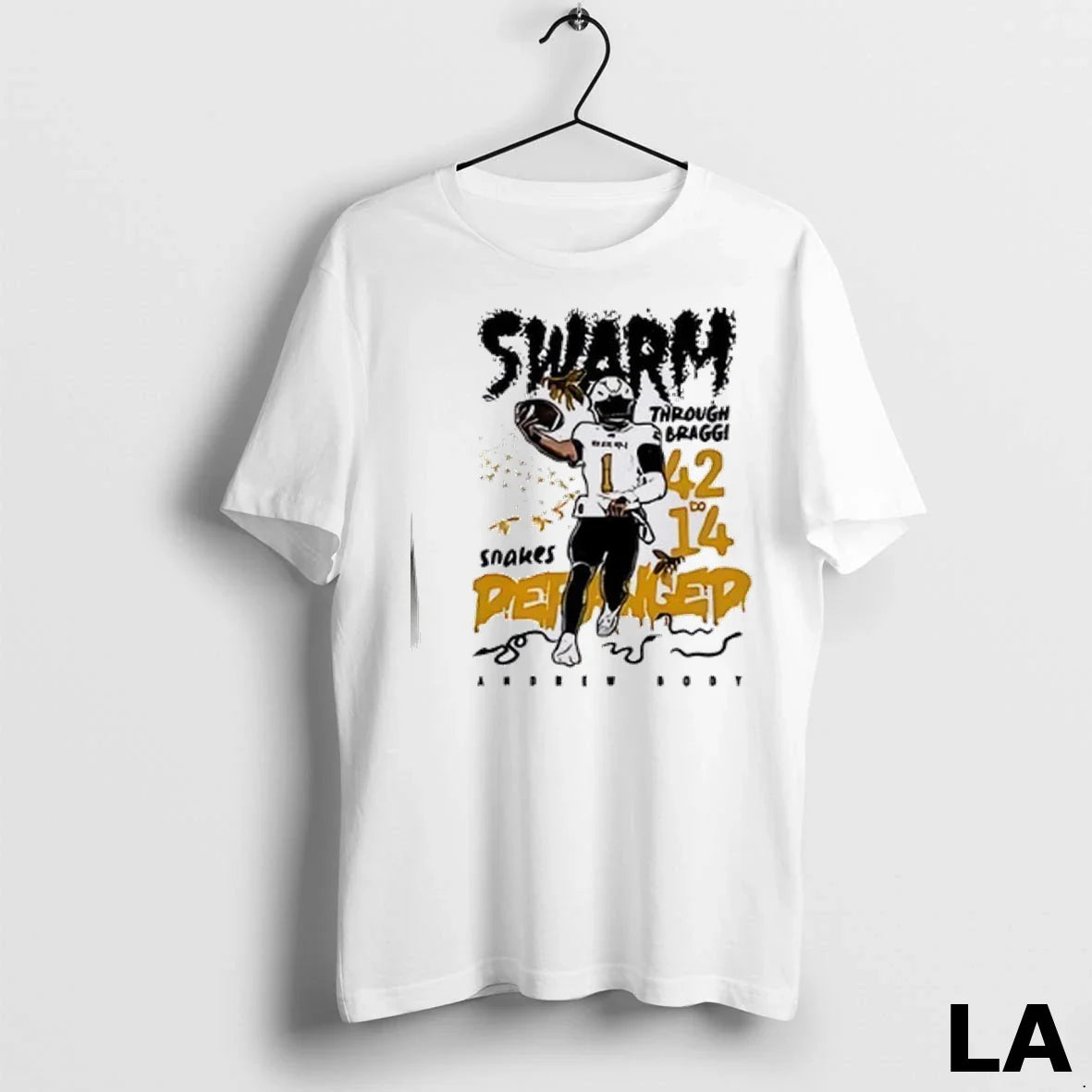 Original Swarm Through Bragg 42 To 14 Andrew Body Shirt Designer Art