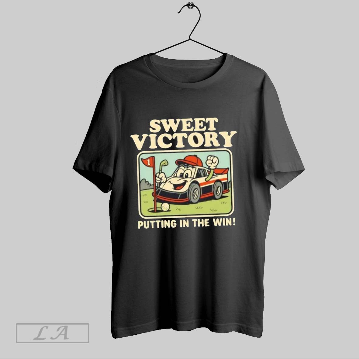 Original Sweet Victory Golf Putting Win Long Sleeve Designer Apparel