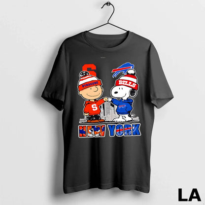 Original Syracuse Orange Buffalo Bills Snoopy TShirt Authentic Look